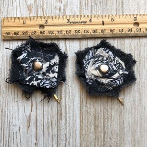 Hair accessory. Flower hair pin handmade